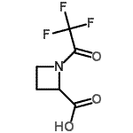 CAS#: 255883-13-7， 1-(Trifluoroacetyl)-2-Azetidinecarboxylic Acid