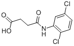 structure of CAS# 25589-43-9, 4-Oxo-4-(2,5-Dichlorophenylamino)Butanoic Acid;4-[(2,5-Dichlorophenyl)Amino]-4-Oxo-Butanoic Acid;4-[(2,5-Dichlorophenyl)Amino]-4-Keto-Butyric Acid;Oprea1_589145