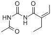 CAS#: 25614-78-2， N3-Acetyl-2-ethyl-cis-crotonoylurea