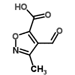 CAS#: 256473-81-1， 4-Formyl-3-Methyl-1,2-Oxazole-5-Carboxylic Acid