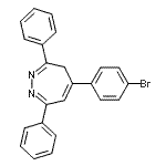 CAS#: 25649-74-5， 5-(4-Bromophenyl)-3,7-Diphenyl-4H-1,2-Diazepine