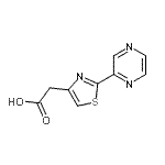 CAS#: 256529-20-1， [2-(2-Pyrazinyl)-1,3-Thiazol-4-Yl]Acetic Acid