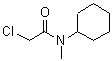 structure of CAS# 2567-56-8, 2-Chloro-N-Cyclohexyl-N-Methylacetamide;MFCD00085689