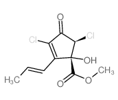 CAS#: 25707-30-6， Methyl (1R,5R)-3,5-Dichloro-1-Hydroxy-4-Oxo-2-[(E)-Prop-1-Enyl]Cyclopent-2-Ene-1-Carboxylate
