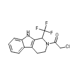 CAS#: 257295-47-9， 2-Chloro-1-[1-(Trifluoromethyl)-1,3,4,9-Tetrahydro-2H-beta-Carbolin-2-Yl]Ethanone