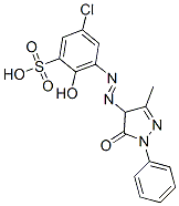 CAS#: 25746-81-0， 5-Chloro-3-[(4,5-Dihydro-3-Methyl-5-Oxo-1-Phenyl-1H-Pyrazol-4-Yl)Azo]-2-Hydroxybenzenesulphonic Acid