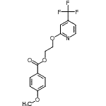 CAS#: 257624-96-7， 2-{[4-(Trifluoromethyl)-2-Pyridinyl]Oxy}Ethyl 4-Methoxybenzoate