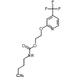 CAS#: 257625-14-2， 2-{[4-(Trifluoromethyl)-2-Pyridinyl]Oxy}Ethyl Butylcarbamate