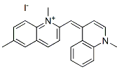 CAS#: 2578-40-7， 1,6-Dimethyl-2-[(1-Methylquinolin-1-Ium-4-Yl)Methylidene]Quinoline Iodide