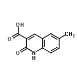 CAS#: 257862-32-1， 6-Methyl-2-Oxo-1,2-Dihydro-3-Quinolinecarboxylic Acid