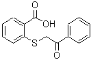 structure of CAS# 25803-71-8, 2-[(2-Oxo-2-Phenylethyl)Sulfanyl]Benzoic Acid;2-(2-Oxo-2-phenyl-ethylsulfanyl)-benzoic acid;2-(2-oxo-2-phenylethylthio)benzoic acid;2-[(2-oxo-2-phenylethyl)sulfanyl]benzoic acid