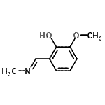 CAS#: 258354-68-6， 2-Methoxy-6-[(E)-(Methylimino)Methyl]Phenol