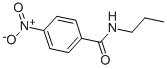 structure of CAS# 2585-24-2, 4-Nitro-N-Propylbenzamide;4-Nitro-N-Propyl-Benzamide;Sbb009979;Aids166671