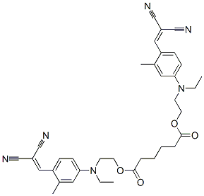 CAS#: 25857-05-0， Bis[2-[[4-(2,2-Dicyanovinyl)-3-Methylphenyl]Ethylamino]Ethyl] Adipate
