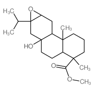 CAS#: 25859-62-5， 12alpha,13alpha-Epoxy-8-hydroxy-13-isopropyl-8alpha-Podocarpan-15-oic acid methyl ester