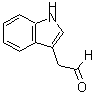 structure of CAS# 2591-98-2, 1H-Indole-3-Acetaldehyde;2-(1H-Indol-3-Yl)Ethanal;Indole-3-Acetaldehyde;C00637