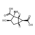 CAS#: 259134-85-5， (1S,2R,3R,5R,6S)-2-Amino-3-Hydroxybicyclo[3.1.0]Hexane-2,6-Dicarboxylic Acid