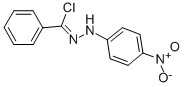 structure of CAS# 25939-13-3, N-(4-Nitrophenyl)Benzenecarbohydrazonoyl chloride;N-[(4-Nitrophenyl)Amino]Benzimidoyl Chloride;4-15-00-00360 (Beilstein Handbook Reference);Benzoyl Chloride, (P-Nitrophenyl)Hydrazone