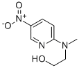 结构式 CAS# 25948-15-6, 2-[N-甲基-N-(5-硝基-2-吡啶基)氨基]乙醇