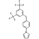 CAS 登录号：259655-24-8， 1-{4-[3,5-二(三氟甲基)苯氧基]苯基}-1H-吡咯