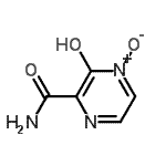CAS#: 259793-94-7， 3-Hydroxy-2-Pyrazinecarboxamide 4-Oxide