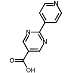 CAS#: 259807-47-1， 2-(4-Pyridinyl)-5-Pyrimidinecarboxylic Acid