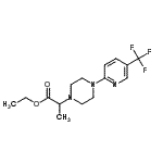 CAS#: 260555-47-3， Ethyl 2-{4-[5-(Trifluoromethyl)-2-Pyridinyl]-1-Piperazinyl}Propanoate