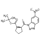 CAS#: 260782-41-0， 2-Methyl-2-Propanyl (2R)-2-[(6-Nitro-1H-Benzotriazol-1-Yl)Carbonothioyl]-1-Pyrrolidinecarboxylate