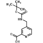 CAS#: 260970-57-8， 4-[({[(2-Methyl-2-Propanyl)Oxy]Carbonyl}Amino)Methyl]-2-Pyridinecarboxylic Acid