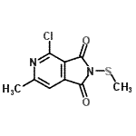 CAS#: 261363-80-8， 4-Chloro-6-Methyl-2-(Methylsulfanyl)-1H-Pyrrolo[3,4-c]Pyridine-1,3(2H)-Dione