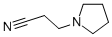 structure of CAS# 26165-45-7, 1-Pyrrolidinepropanenitrile;3-1-Pyrrolidinylpropanenitrile;3-Pyrrolidin-1-Ylpropionitrile;St5409331