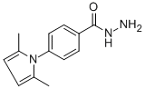 结构式 CAS# 26165-67-3, 4-(2,5-二甲基-1H-吡咯-1-基)-苯甲酰肼