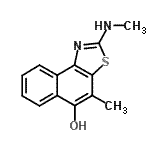 CAS#: 26269-12-5， 4-Methyl-2-(Methylamino)Naphtho[1,2-d][1,3]Thiazol-5-Ol
