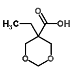CAS 登录号：26271-43-2， 5-乙基-1,3-二恶烷-5-羧酸