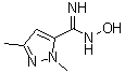 CAS#: 263015-64-1， N-Hydroxy-1,3-Dimethyl-1H-Pyrazole-5-Carboximidamide