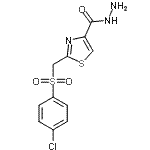CAS#: 263015-77-6， 2-{[(4-Chlorophenyl)Sulfonyl]Methyl}-1,3-Thiazole-4-Carbohydrazide