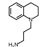 structure of CAS# 2637-31-2, 3-(3,4-Dihydro-1(2H)-Quinolinyl)-1-Propanamine;1-(3-aminopropyl)1,2,3,4-tetrahydroquinoline;3-(1,2,3,4-tetrahydroquinolin-1-yl)propan-1-amine;3-(1,2,3,4-tetrahydroquinolyl)propylamine