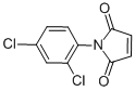 structure of CAS# 26396-57-6, 1-(2,4-Dichloro-Phenyl)-Pyrrole-2,5-Dione;1-(2,4-Dichlorophenyl)-3-Pyrroline-2,5-Quinone;St5183970;Zinc00096629