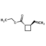 CAS#: 264614-04-2， Ethyl (1S,2R)-2-Vinylcyclobutanecarboxylate