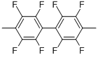 structure of CAS# 26475-18-3, 2,2',3,3',5,5',6,6'-Octafluoro-4,4'-Dimethyl-1,1'-Biphenyl;1,2,4,5-Tetrafluoro-3-Methyl-6-(2,3,5,6-Tetrafluoro-4-Methyl-Phenyl)Benzene;St5411511;Nsc96920