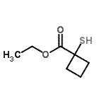 CAS#: 264874-47-7， Ethyl 1-Sulfanylcyclobutanecarboxylate