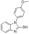 CAS 登录号：26495-07-8， 1-(4-甲氧基-苯基)-1H-苯并咪唑-2-硫醇