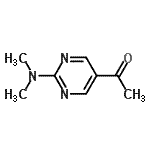CAS 登录号：265107-46-8， 1-[2-(二甲基氨基)-5-嘧啶基]乙酮