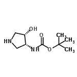 CAS#: 265108-25-6， 2-Methyl-2-Propanyl [(3R,4S)-4-Hydroxy-3-Pyrrolidinyl]Carbamate