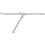 structure of CAS# 26536-14-1, 1,2,3-Propanetriyl Trihenicosanoate;[26536-14-1];1,2,3-triheneicosanoyl-sn-glycerol;TG(21:0/21:0/21:0)
