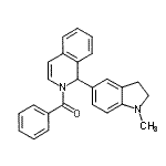 CAS#: 26580-44-9， [1-(1-Methyl-2,3-Dihydro-1H-Indol-5-Yl)-2(1H)-Isoquinolinyl](Phenyl)Methanone