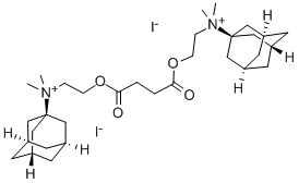 CAS#: 26660-43-5， Bis[N-methyl-N-(1-adamantyl)aminoethyl] succinate diiodomethylate