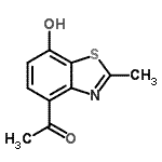 CAS#: 26749-61-1， 1-(7-Hydroxy-2-Methyl-1,3-Benzothiazol-4-Yl)Ethanone