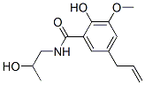 CAS#: 26750-84-5， 5-Allyl-2-Hydroxy-N-(2-Hydroxypropyl)-m-Anisamide