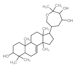 CAS#: 26790-94-3， (13alpha,14beta,17alpha,20S,23R,24S)-21,25-Epoxy-5alpha-Lanost-7-Ene-3alpha,23,24-Triol